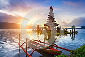 Pura ulun danu bratan temple in Bali.