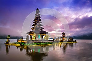 Pura ulun danu bratan temple in Bali.