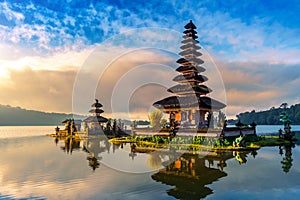 Pura ulun danu bratan temple in Bali.