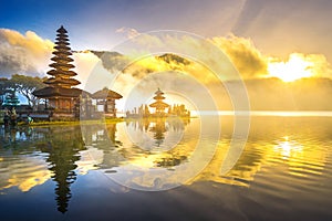 Pura ulun danu bratan temple in Bali.