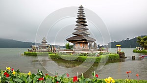 Pura Ulun Danu Bratan Temple, Bedugul Mountains, Bratan Lake, Bali, Indonesia