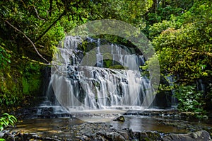 Purakaunui Falls, The Catlins, New Zealand photo