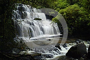 Purakaunui falls, Catlins, New Zealand