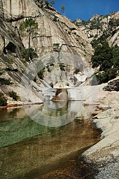 Purcaraccia canyon, Corsica, France