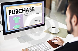Purchase Buying Commerce Obtain Shopping Concept photo