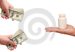 Purchase and sale of drugs