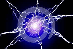 Pure Energy and Electricity Symbolizing Power