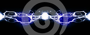 Pure Energy and Electricity Symbolizing Power