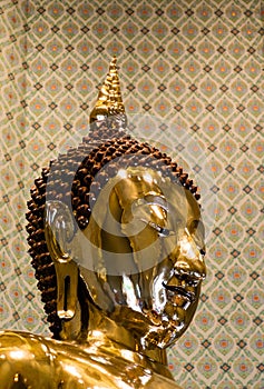 Pure Gold Buddha Image at Wat Traimit, Bangkok, Thailand