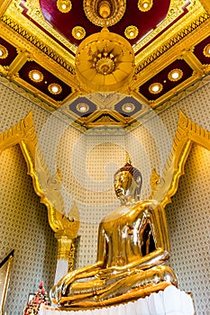 Pure Gold Buddha Image at Wat Traimit, Bangkok, Thailand