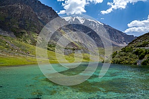 Pure lake of Tien Shan mountains, Kyrgyzstan