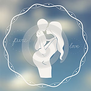 Pure love illustration