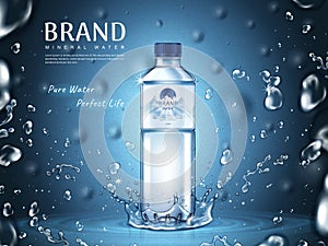 Pure mineral water ad