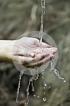 Pure natural water source