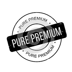 Pure Premium rubber stamp