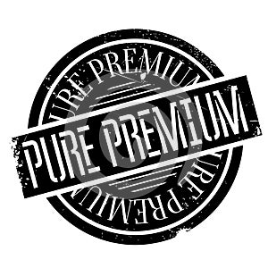 Pure Premium rubber stamp