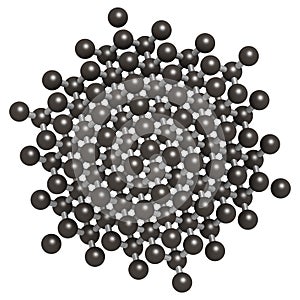 Pure silicon (Si, silicium), crystal structure. Main building material of computer chips photo