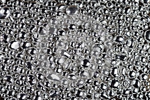 Pure silver granule texture. embossed background photo