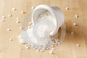 Pure White Sea salt for cooking