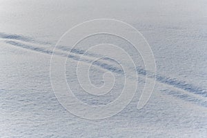 pure white untouched snow shapes - background for your concept