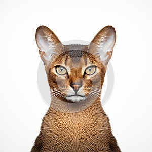 Purebred abyssinian cat