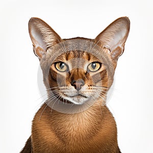 Purebred abyssinian cat