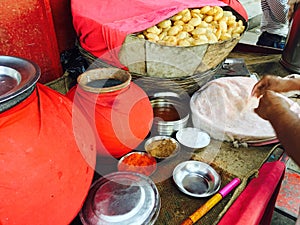 Puri or Poori traditional indian snack