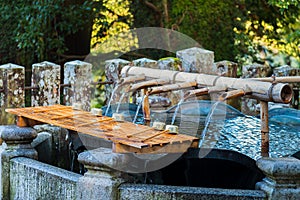 Purification area Seiganto-ji temple in Wakayama, Japan