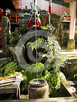 Purification water fountain, kyoto