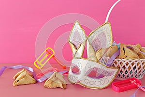 Purim celebration concept jewish carnival holiday