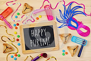 Purim celebration concept & x28;jewish carnival holiday& x29;