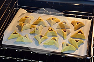 Purim Jewish Holiday food - Hamentashen, Ozen Haman