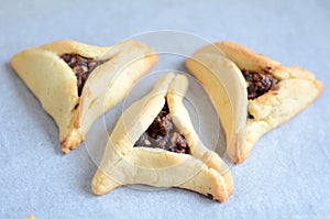 Purim Jewish Holiday food - Hamentashen, Ozen Haman