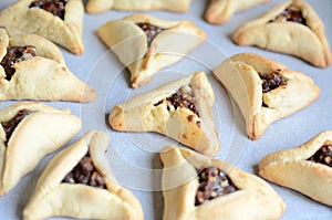 Purim Jewish Holiday food - Hamentashen, Ozen Haman