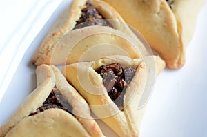 Purim Jewish Holiday food - Hamentashen, Ozen Haman