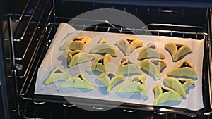 Purim Jewish Holiday food - Hamentashen, Ozen Haman