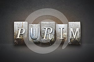 Purim Letterpress Concept