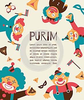 Purim template design, Jewih holiday