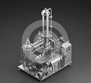 Purity Module: Compact Distillation and Processing Unit