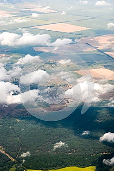 purlieus of kiev city aerial view ukraine