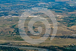 purlieus of tbilisi aerial view georgia