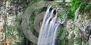 Purlingbrook Falls in Springbrook