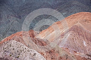 Purmamarca, colorful mountains in Argentina