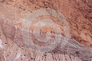 Purmamarca, colorful mountains in Argentina photo