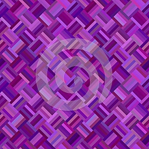 Purple abstract diagonal tile mosaic pattern background - vector floor design