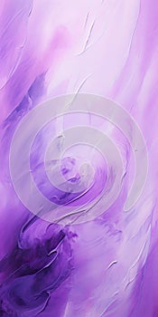 Purple Abstract Painting: Soft Edges And Atmospheric Effects