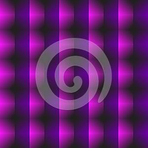 Purple abstract pattern. Seamless geometric 3d print composed of purple and pink polygon and square. Bright colorful background.