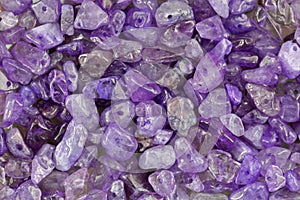 Purple Amethyst Chip Stone beads with hole to make jewelry