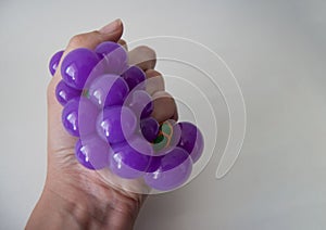 Purple antistress bubbles toy
