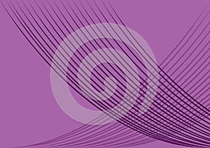 Purple background with curved lines for wallpaper use